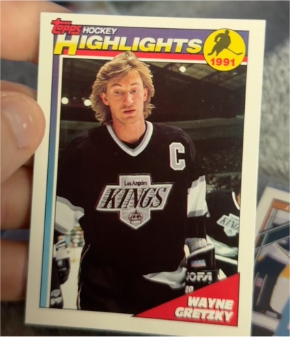 1991 Topps Highlights #524 Wayne Gretzky — front