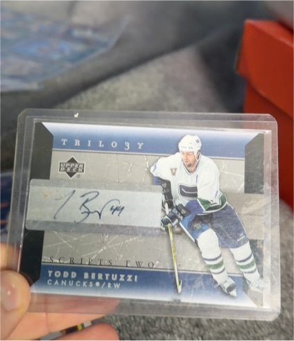 2005-06 Upper Deck Trilogy Scripts Two #SCS-TB Todd Bertuzzi — front