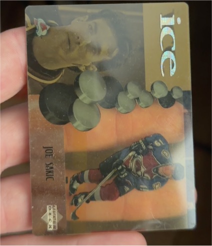 1998-99 Upper Deck McDonald's Ice #MCD3 Joe Sakic — front