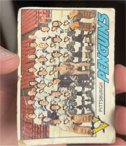 1977 O-Pee-Chee #84 Pittsburgh Penguins Team — front