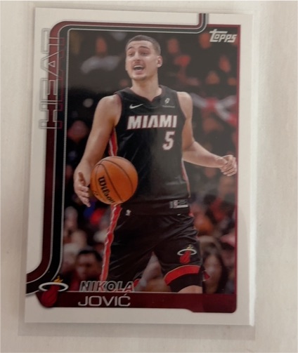 2025-26 Topps #76 Nikola Jović — front
