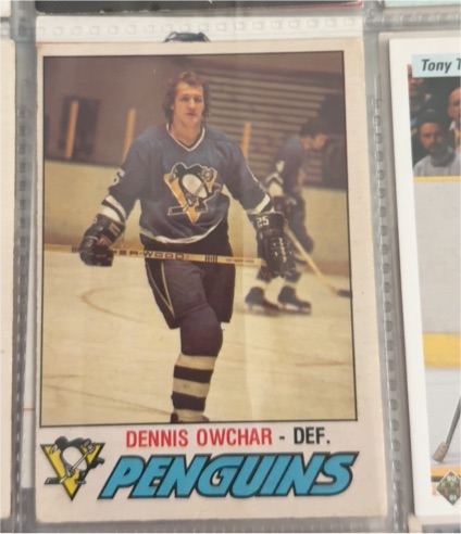 1977 O-Pee-Chee #391 Dennis Owchar — front