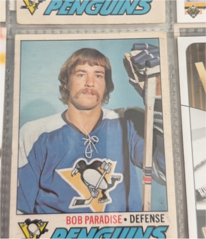 1977-78 O-Pee-Chee #203 Bob Paradise — front