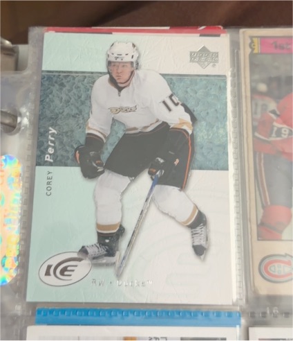 2007-08 Upper Deck Ice #89 Corey Perry Anaheim Ducks — front