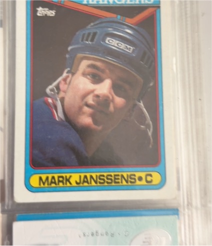 1990-91 Topps #391 Mark Janssens — front