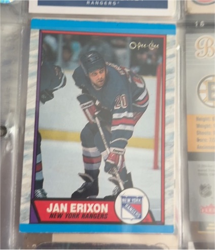 1989-90 O-Pee-Chee #96 Jan Erixon — front
