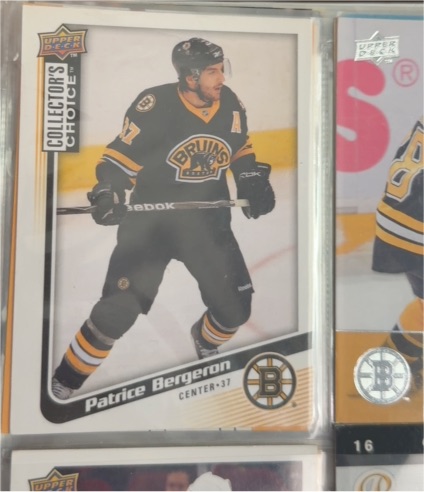 2009-10 Upper Deck Collector's Choice #165 Patrice Bergeron — front