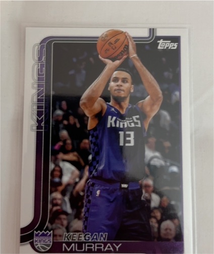 2025-26 Topps Basketball #166 Keegan Murray — front