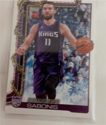 2025-26 Topps Holiday #H134 Domantas Sabonis — front