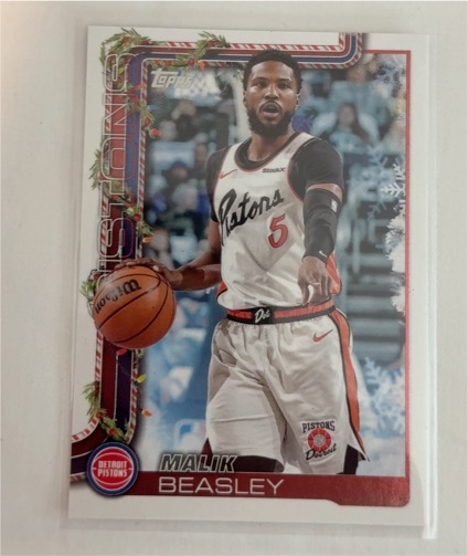 2025-26 Topps Holiday #H35 Malik Beasley — front