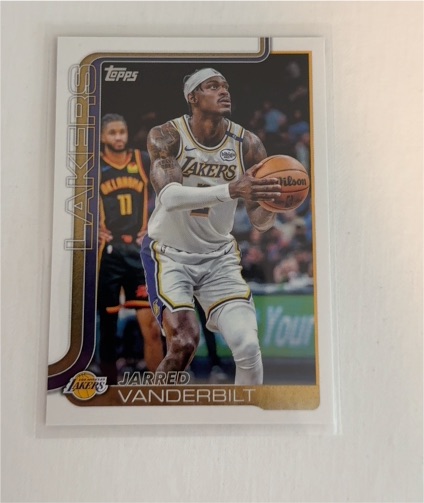 2025-26 Topps #155 Jarred Vanderbilt — front