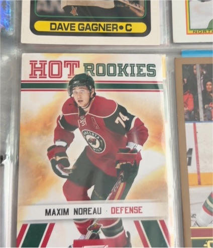 2010-11 Panini-Score #536 Maxim Noreau Hot Rookies — front