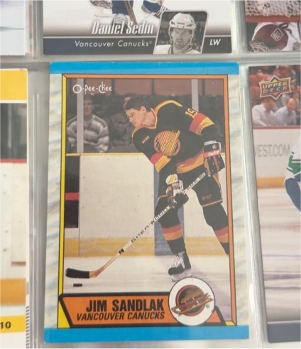 1989-90 O-Pee-Chee #267 Jim Sandlak — front