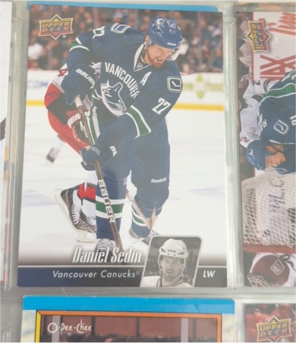 2011-12 Upper Deck #14 Daniel Sedin — front