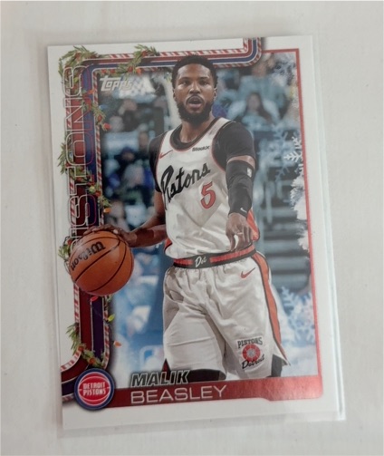 2025-26 Topps Holiday #H35 Malik Beasley — front