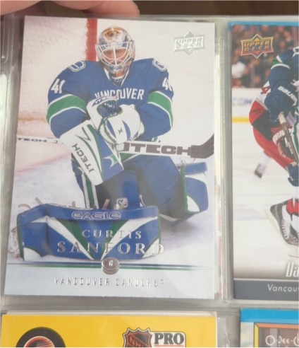 2008-09 Upper Deck #13 Curtis Sanford — front