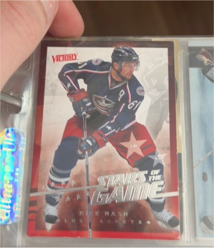 2008-09 Upper Deck Victory Stars of the Game #SG19 Rick Nash — front