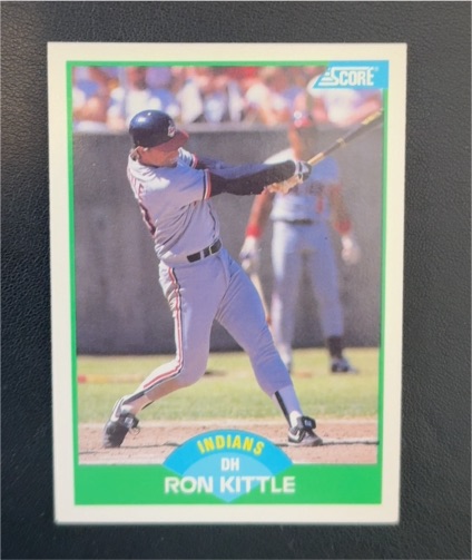 1989 Score #96 Ron Kittle Cleveland Indians — front