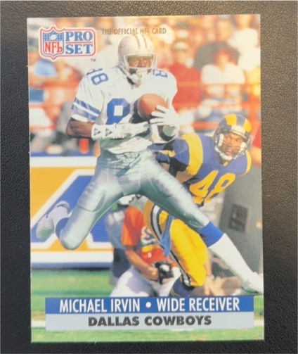 1991 Pro Set #132 Michael Irvin — front
