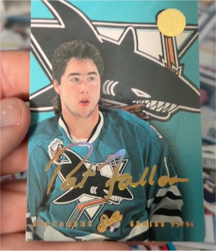 1993-94 Leaf Studio Signatures #2 Pat Falloon — front