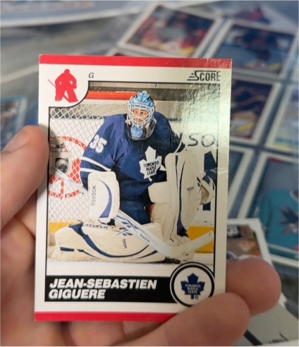 2010-11 Score #455 Jean-Sebastien Giguere — front