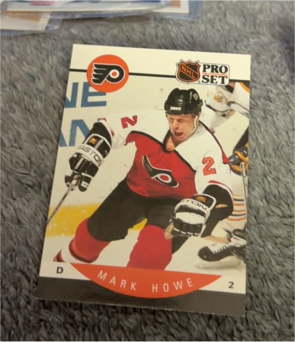 1990-91 Pro Set #217 Mark Howe — front