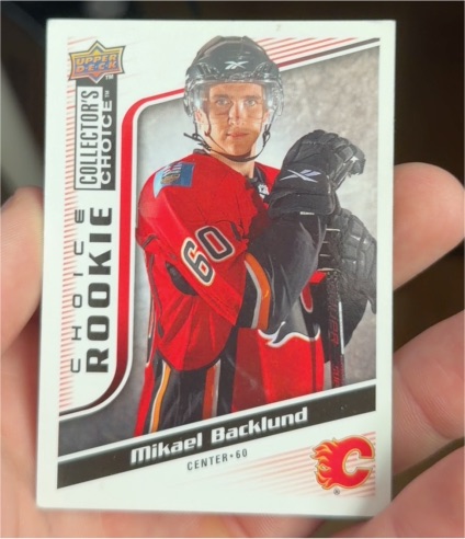 2009-10 Upper Deck Collector's Choice #241 Mikael Backlund — front