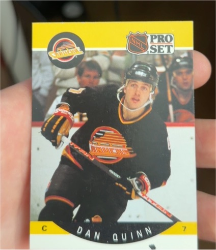 1990-91 Pro Set #303 Dan Quinn — front