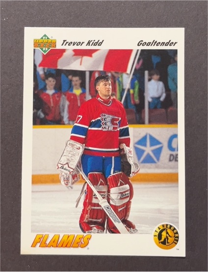 1991-92 Upper Deck #449 Trevor Kidd — front