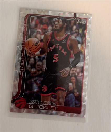 2025-26 Topps #32 Immanuel Quickley — front