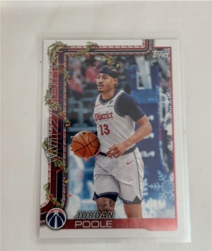 2025-26 Topps Holiday #H73 Jordan Poole — front