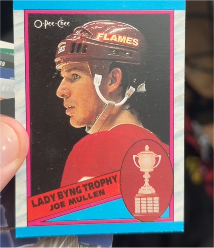 1989-90 O-Pee-Chee #324 Lady Byng Trophy Joe Mullen — front