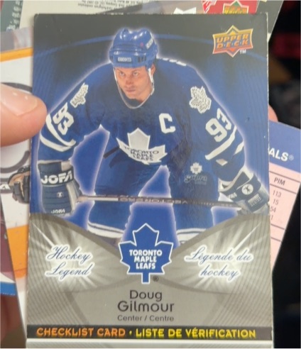 2009-10 Upper Deck McDonald's #CL6 Doug Gilmour — front