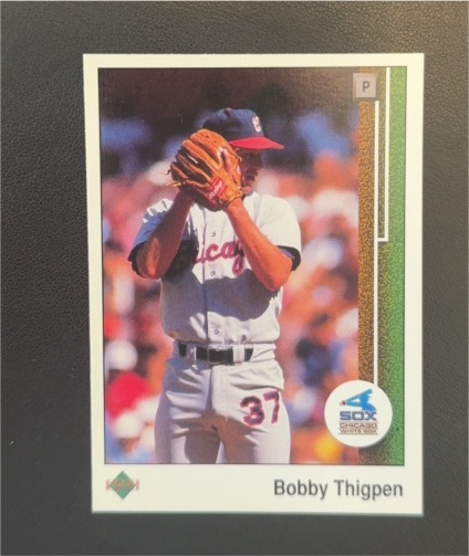 1989 Upper Deck #647 Bobby Thigpen — front
