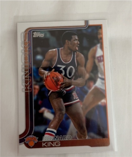 2025-26 Topps #268 Bernard King — front