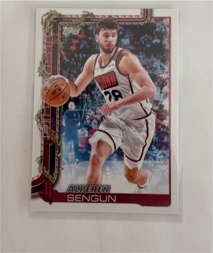 2025-26 Topps Holiday #H145 Alperen Sengun — front