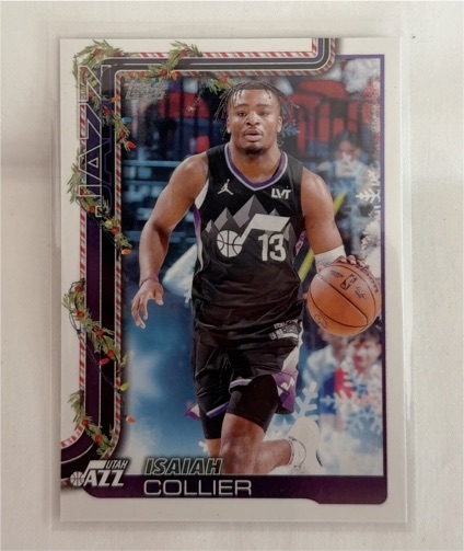 2025-26 Topps Holiday #H105 Isaiah Collier — front