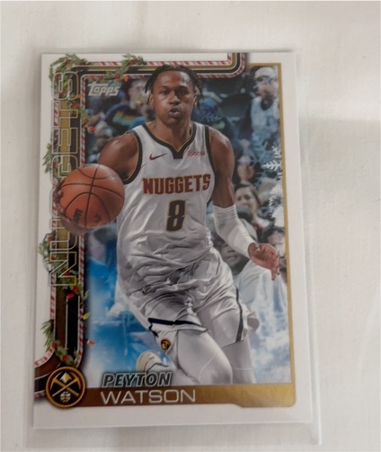 2025-26 Topps Holiday #H83 Peyton Watson — front