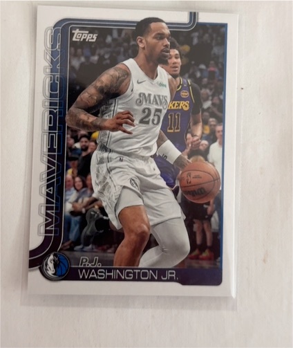 2025-26 Topps #173 P.J. Washington Jr. — front