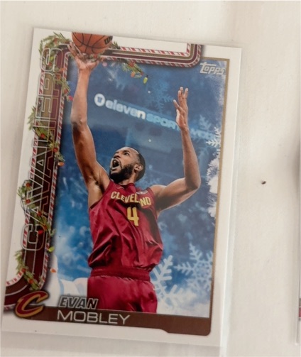 2025-26 Topps Holiday #H65 Evan Mobley — front