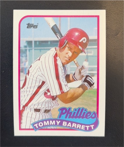 1989 Topps #653 Tommy Barrett — front