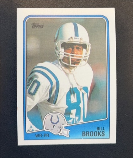 1988 Topps #121 Bill Brooks — front