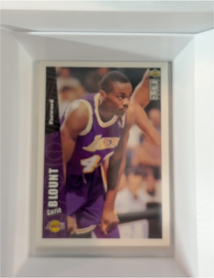 1996-97 Collector's Choice Los Angeles Lakers #LA1 Corie Blount — front