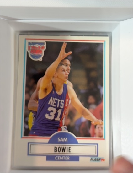 1990-91 Fleer #118 Sam Bowie — front