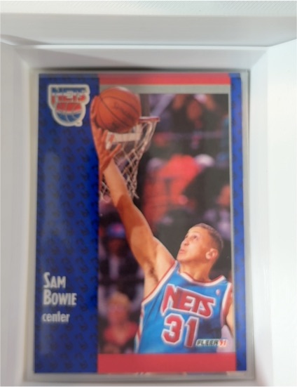 1991-92 Fleer #129 Sam Bowie — front