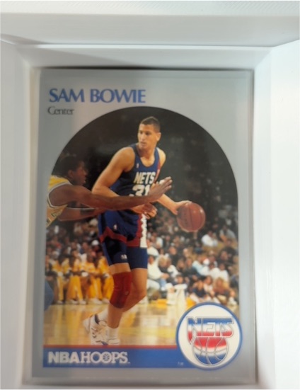 1990-91 NBA Hoops #194 Sam Bowie — front