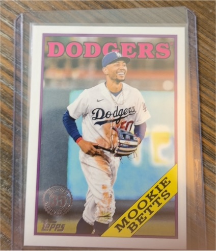 2023 Topps Series 1 1988 35th Anniversary #T88-88 Mookie Betts — front