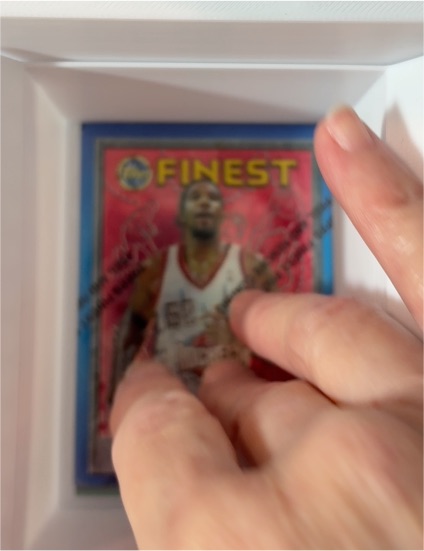 1995-96 Topps Finest #233 Larry Johnson — front