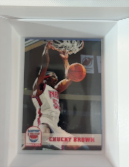 1993-94 Skybox NBA Hoops #139 Chucky Brown New Jersey Nets — front