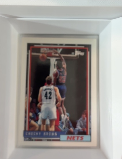 1992 Topps #263 Chucky Brown New Jersey Nets — front